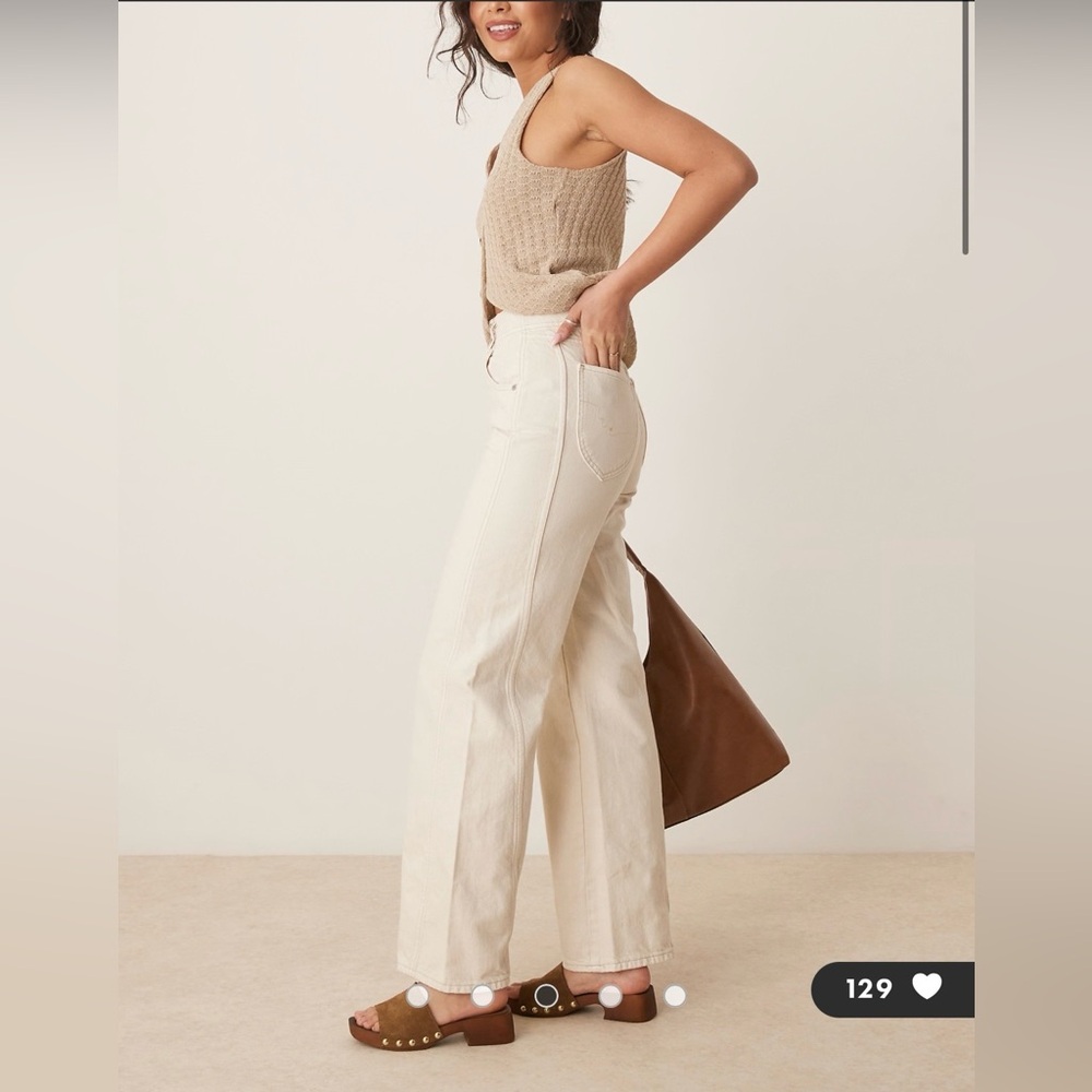 💙 Free People We The Free Aster Straight Leg Jeans - Picture 3 of 8